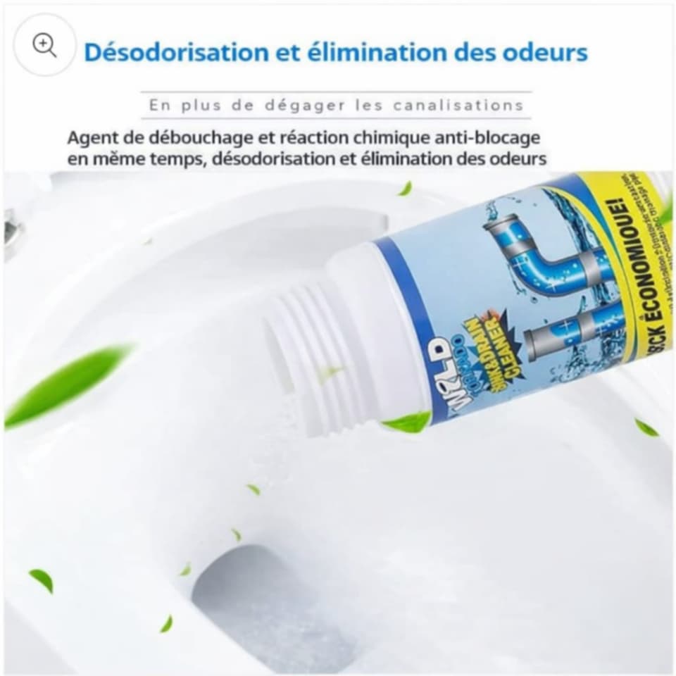 Nettoyant pour évier et canalisation