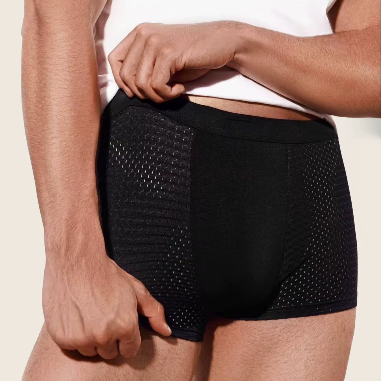 COFFRET PREMIUM DE 4 BOXERS RESPIRANTS POUR HOMME