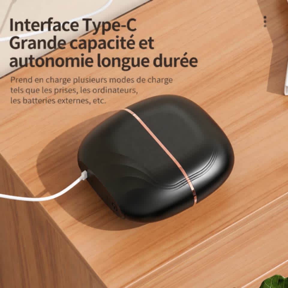 Brosse lissante rechargeable