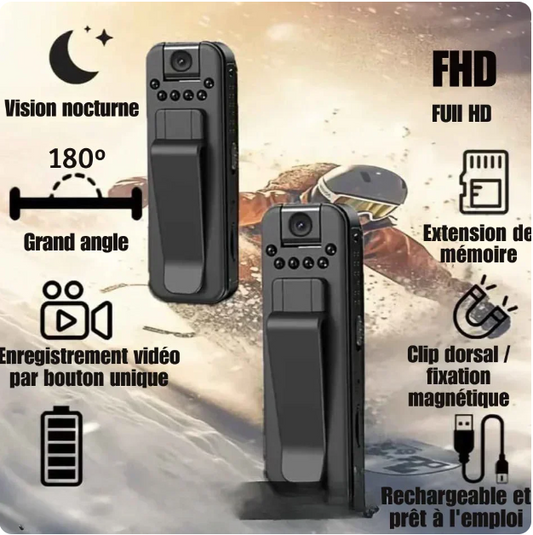 Caméra Espion Ultra-Discrete HD - Capturez l'Instant en Toute Sécurité