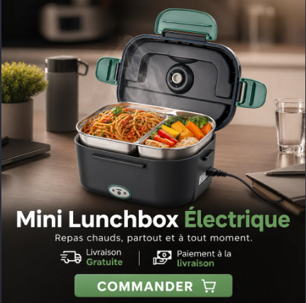 MINI GAMELLE ELECTRIQUE A DEUX COMPARTIMENTS (1,5 Litre au total)