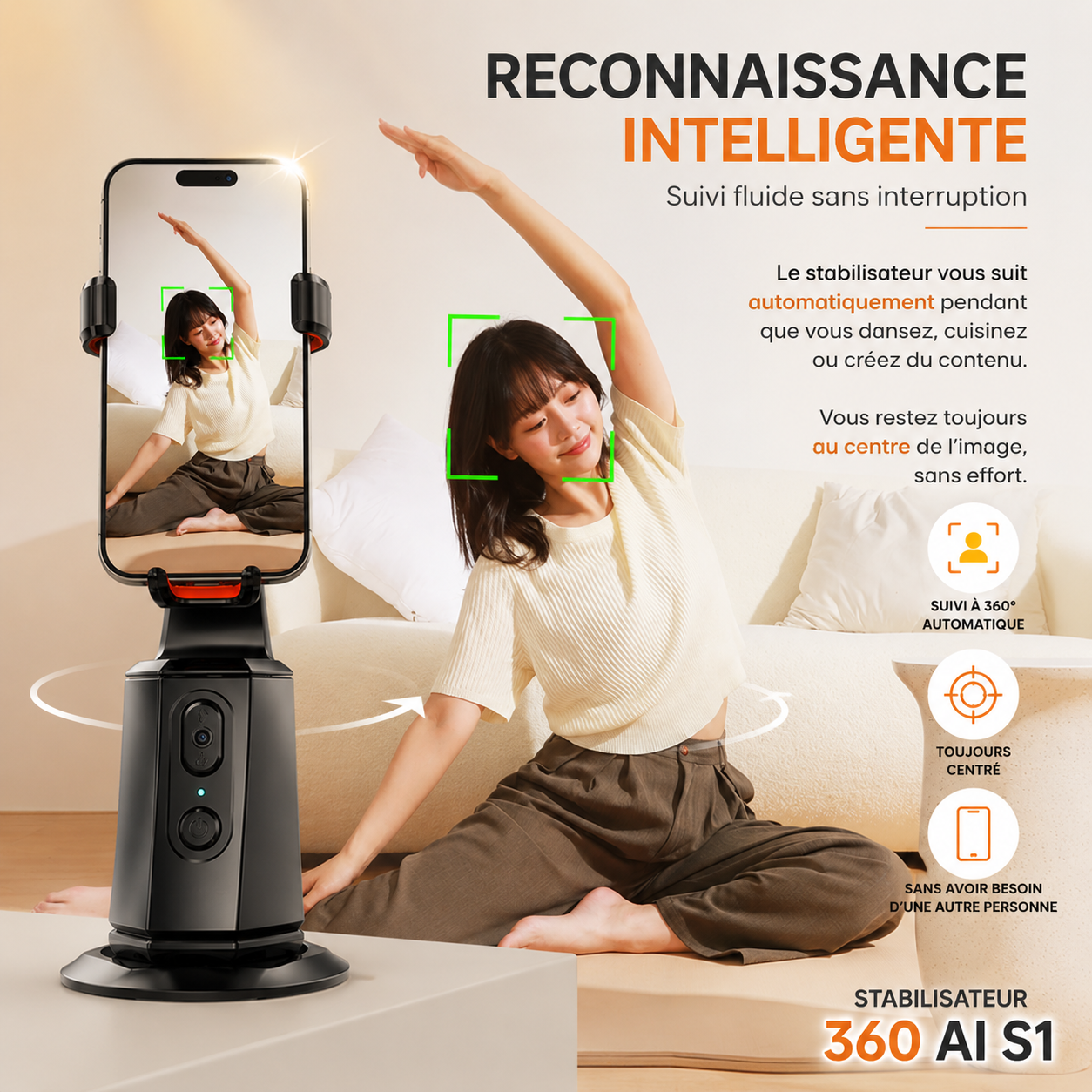 Stabilisateur 360 AI S1
