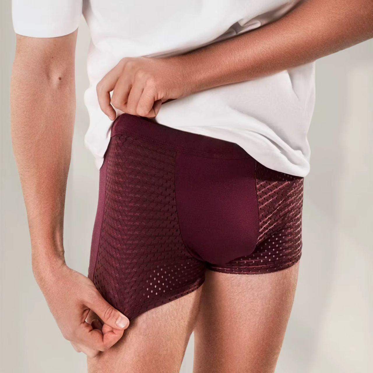 COFFRET PREMIUM DE 4 BOXERS RESPIRANTS POUR HOMME
